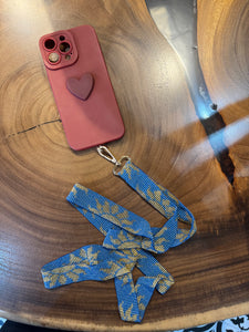 Cellphone Strap Mykonos Light Blue