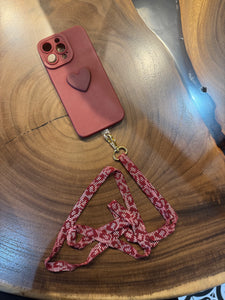 Cellphone Strap Tiger Pink