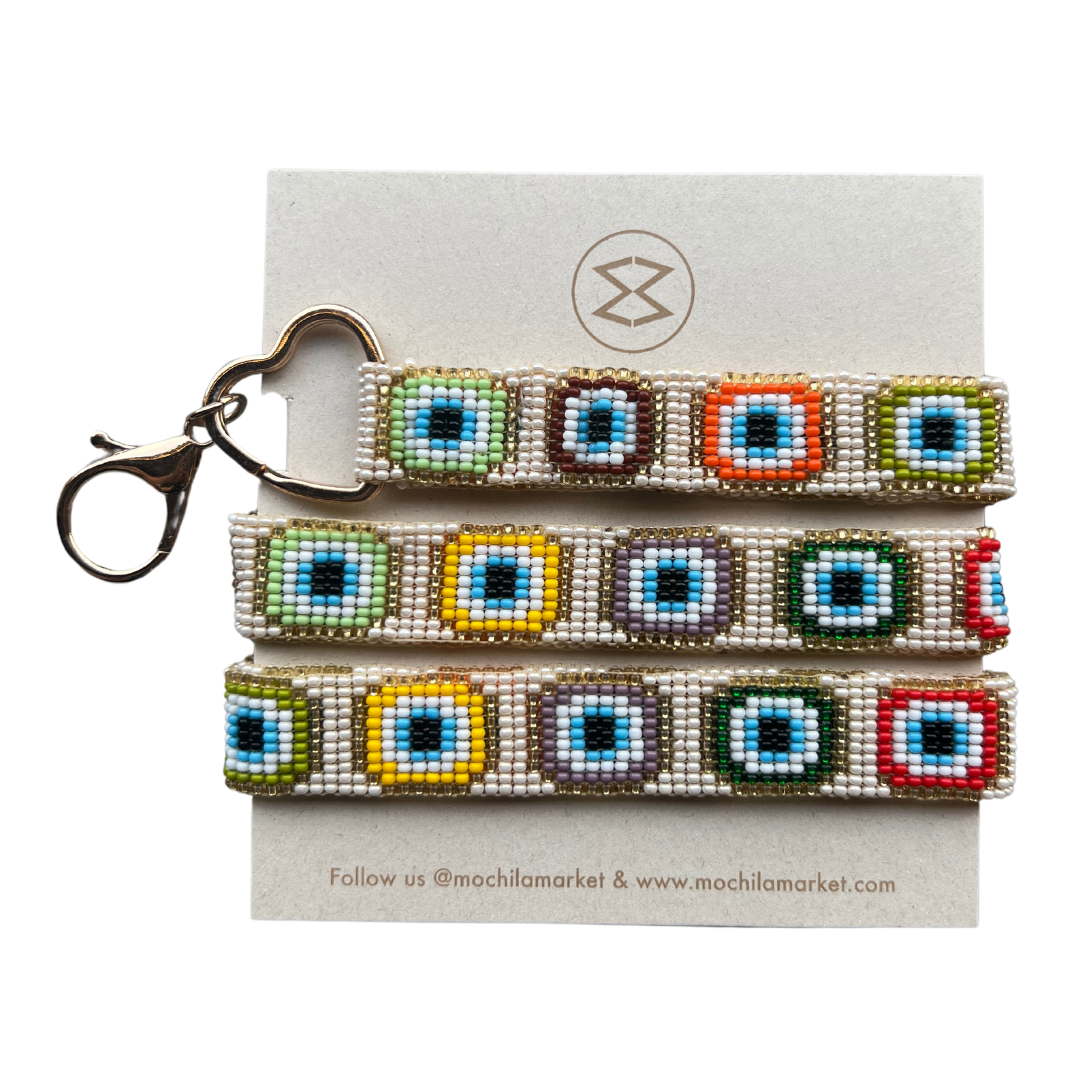 Cellphone Strap Nazar Beige