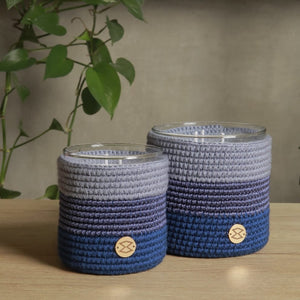 Vela + print Blue