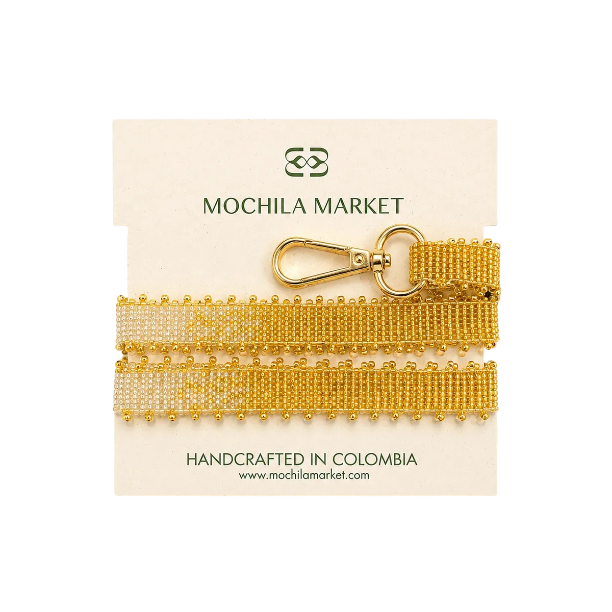 Cellphone Strap Degrade Gold